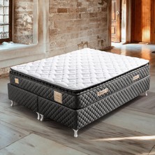 Setay Yaylı Yatak, Stella Pedli Tek Kişilik Yatak - Antrasit