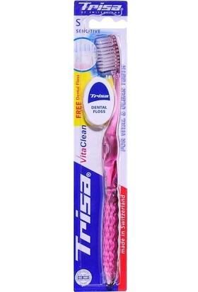 Trisa Vitaclean Diş Fırçası (Diş Ipi Hediyeli) Soft - Yumuşak