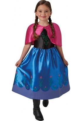 Lisanslı Disney Princess Anna Kostüm L Beden 7-8 Yaş