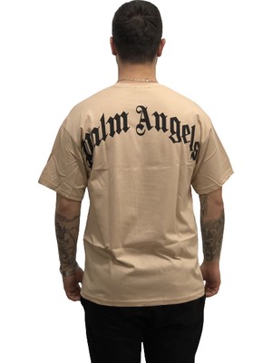 Amor Man Palm Angels Dijital Baskılı Pamuk Ter Tutmayan Oversize Ultra Hafif Erkek Tshirt