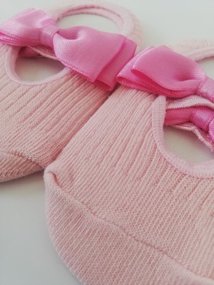 Sockrates Kız Bebek Fiyonklu Babet Çorap