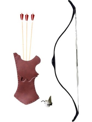 Konuralp Okçuluk Geleneksel Okçuluk Başlangıç Seti (Tirkeş +3 Ok +Zihgir)
