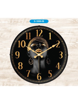 Galaxy D-1958-09 Bombe Mika Cam Duvar Saati