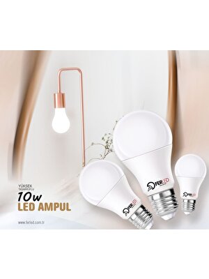 Ferled 10W LED Ampul Yerli Patentli Ürün Garantili 10 Adet