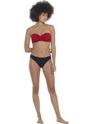 Eros Kadın  2cm Tek Alt Bikini Siyah 822ESMM