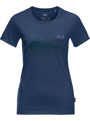 Jack Wolfskin Crosstrail Graphic Kadın T-shirt 1807211-1024