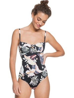 Roxy Pteach Classics Op Uw Dcup Kadın Mayo ERJX103319