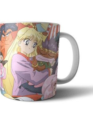 Pixxa Sailor Moon Ay Savaşçısı Kupa Bardak Model 2