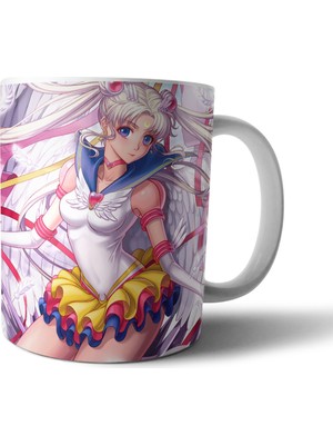 Pixxa Sailor Moon Ay Savaşçısı Kupa Bardak Model 4