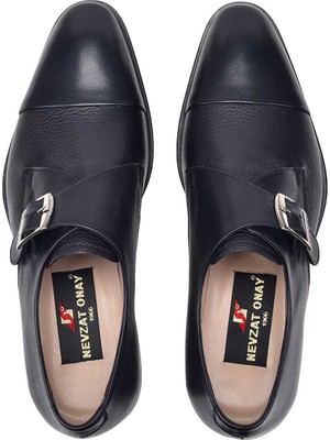 Nevzat Onay Siyah Tokalı Klasik Erkek Ayakkabı -11801-