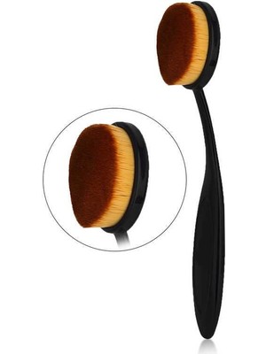 MUJGAN Profesyonel Contour Fırçası Yumuşak Kıllarla Pürüzsüz Uygulama İçin Kaşık Tasarım