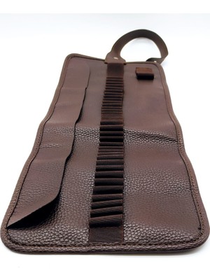 Bback 603 Kahve Bölmeli Rulo Kalemlik 19.5X45