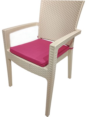 Derya Ticaret Sandalye Minderi 6'lı 40X45CM Fermuarlı