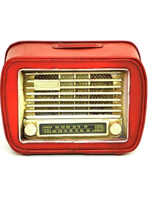 Mnk Home Dekoratif Metal Radyo C0320