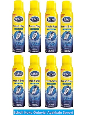 Scholl Koku Önleyici Ayakkabı Spreyi 150 Ml*8 Adet