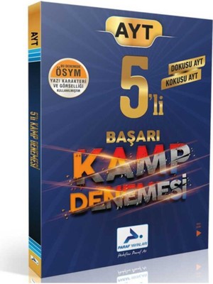 Paraf Yayınları AYT 5'li Başarı Kamp Denemesi