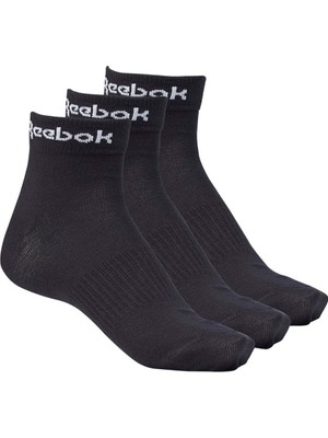 Reebok Active Core Ankle 3'lü Çorap Siyah