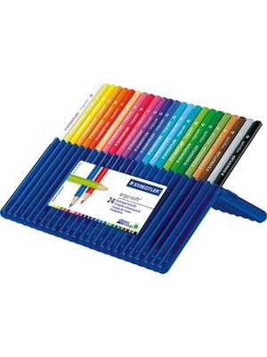 Staedtler 157 SB24 Ergosoft Üçgen Kuru Boya Kalemi 24'lü Set