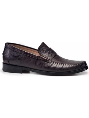 Nevzat Onay Deri Kahverengi Klasik Rok Kösele Erkek Ayakkabı -11139-