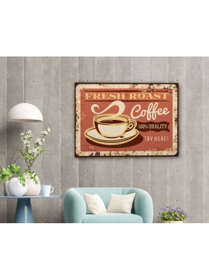 Bk Home Coffee Tasarımlı Kanvas Tablo 70X100CM-33