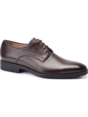 Nevzat Onay Deri Kahverengi Klasik Bağcıklı Erkek Ayakkabı -11859-