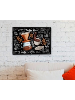 Bk Gift Coffee Tasarımlı Kanvas Tablo 30X50CM-39