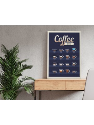 Bk Gift Coffee Tasarımlı Kanvas Tablo 50X70CM-24