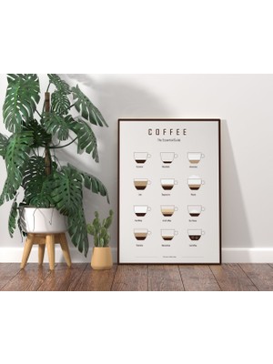 Bk Gift Coffee Tasarımlı Kanvas Tablo 70X100CM-16