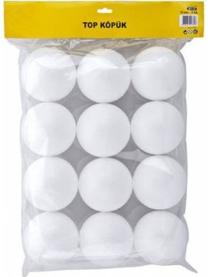 Bubu KP003 Strafor Köpük Top 5 cm 12'li
