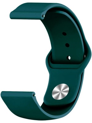 CoverZone Samsung Galaxy Watch 42MM Termoplastik Kordon Newcord Petrol Mavisi