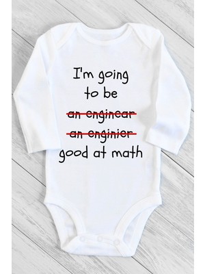 Limon Bebek Mühendis Olacak Çıtçıtlı Body