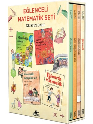 Eğlenceli Matematik Kutulu Özel Set (4 Kitap)  - Kristin Dahl