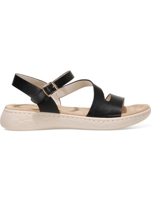 Nine West Margaret 1fx Siyah Kadın Kalın Tabanlı Sandalet