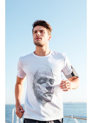 Grif Baskılı Erkek T-Shirt