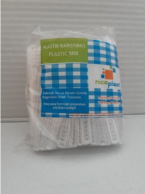 Niceplast Plastik Çay Kahve Karıştırıcı 500 Adet