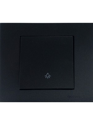 Ovivo Grano Siyah Light Anahtar Çerçeveli