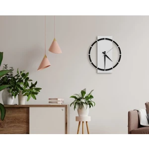 Bk Gift Dekoratif 45CM Ahşap Duvar Saati-86