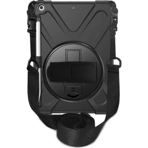 Apple iPad 8. Nesil 10.2" Kılıf Defender Standlı Askılı Tank Case A2270 A2428 A2429 A2430 Siyah