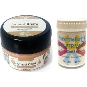 Three Brand 50 ml Arnavut Aklık Kremi+Foot Care Cream Cooling Peppermint 50 ml Ayak Bakım Kremi Nane Ferahlığı ve Kokusu