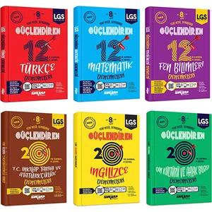 Ankara Yayıncılık 8.Sınıf  LGS Güçlendiren Deneme Seti - 6 Kitap