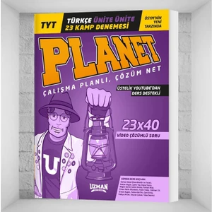 Uzman Yayınları TYT Türkçe Ünite Ünite Planet Kamp 11 Deneme