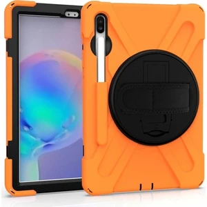 Sm Galaxy Tab S6 10.5 T860 Shockproof 3 Katmanlı Standlı Zırh Kılıf Kalem Yerli