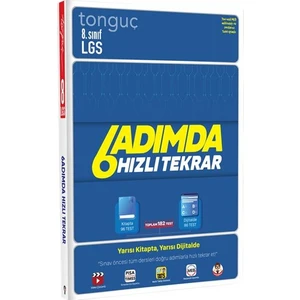 Tonguç Akademi 8. Sınıf LGS 6 Adımda Hızlı Tekrar