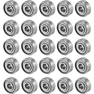30 Adet 624ZZ Mikro Rulman, Metal Mühürlü Çok Amaçlı Bilya, 3D Yazıcı Rulmanı - 4X13X5 Ölçülerinde