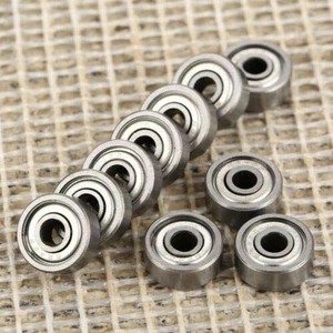10 Adet 624ZZ Mikro Rulman, Metal Mühürlü Çok Amaçlı Bilya, 3D Yazıcı Rulmanı - 4X13X5 Ölçülerinde
