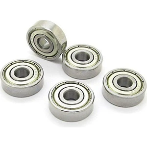 Dünya Magnet 5 Adet 626ZZ Rulman - Metal Mühürlü Çok Amaçlı Bilye Rulman - 6X19X6 Ölçülerinde