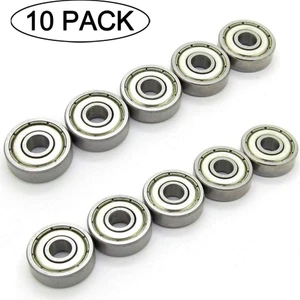 Dünya Magnet 10 Adet 625ZZ Rulman - Metal Mühürlü Çok Amaçlı Bilye Rulman - 5X16X5 Ölçülerinde