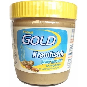 Gold Polmak Şeker Ilavesiz Yer Fıstığı Ezmesi 340 G