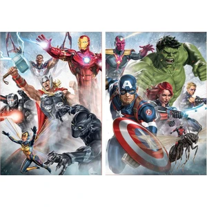 Educa Puzzle 2X500 Marvel Mania 17994