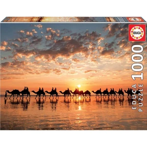 Puzzle 1000 Parça Cable Beachte Günbatımı Develer 18492